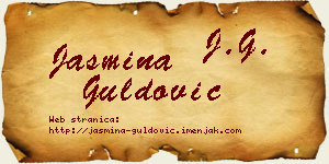 Jasmina Guldović vizit kartica